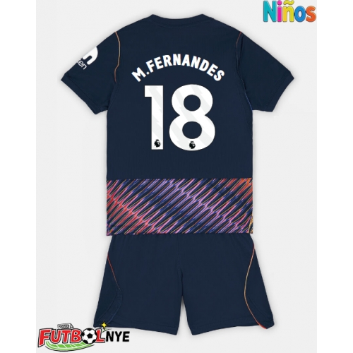 Camiseta Tottenham Hotspur Mateus Fernandes #18 Visitante Equipación para niños 2026-27 manga corta (+ pantalones cortos)